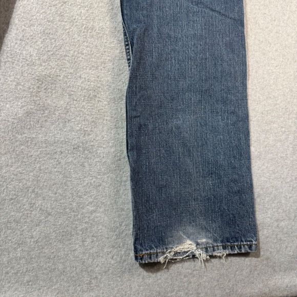 Levi’s Jens Mens 569 34x34 Blue Loose Straight Medium Wash Workwear Solid Loose - Picture 11 of 13